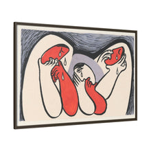 Crying women (1938), abstract painting by Mikulas Galanda