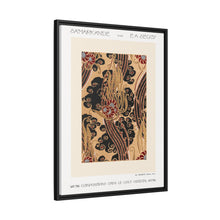 Flower pattern Art Deco stencil print in oriental style. Original from our own 1914 edition of Samarkande