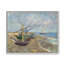 Vincent van Gogh's Fishing Boats on the Beach at Saintes-Maries (1888) - NOMADEN ART GALLERY