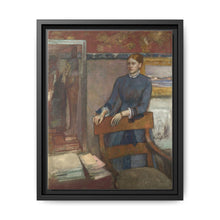 Hélène Rouart in her Father's Study (1886) by Edgar Degas - NOMADEN ART GALLERY