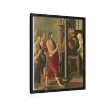 Panel of an Altarpiece with Dispute with the Doctors, on verso is Appearance of Christ to his Mother (c. 1520 - c. 1535) by Master of Alkmaar