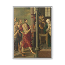 Panel of an Altarpiece with Dispute with the Doctors, on verso is Appearance of Christ to his Mother (c. 1520 - c. 1535) by Master of Alkmaar - NOMADEN ART GALLERY