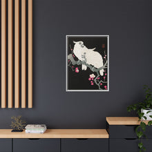 Two cockatoo and plum blossom (1925 - 1936) by Ohara Koson