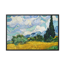 Vincent Van Gogh's Wheat Field with Cypresses (1889). Famous painting, original from the MET Museum - NOMADEN ART GALLERY