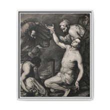 The martyrdom of Saint Laurence of Rome. Etching after J. Ribera. - NOMADEN ART GALLERY