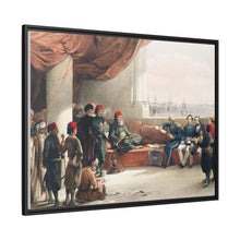 Interview with The Viceroy of Egypt at His palace at Alexandria illustration by David Roberts (1796–1864)