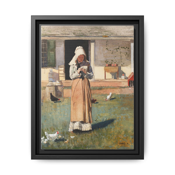A Sick Chicken (1874) by Winslow Homer - NOMADEN ART GALLERY