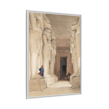 Excavated Temple of Gyrshe (Gerf Hussein) Nubia illustration by David Roberts (1796–1864)