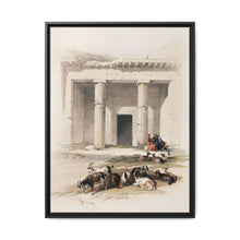 Entrance to the caves of Beni Hasan illustration by David Roberts (1796–1864) - NOMADEN ART GALLERY