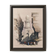 Cairo Street Scene: Vintage Egyptian Wall Art by David Roberts - Art Print Framed - NOMADEN ART GALLERY