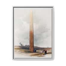 Ancient Egypt Art: Obelisk of Heliopolis by David Roberts - Canvas Wall Art - NOMADEN ART GALLERY