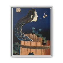 The Plate Mansion by Katsushika Hokusai (1760-1849), a traditional Japanese Ukyio-e style illustration of traditional Japanese folklore ghost, Okiku - NOMADEN ART GALLERY