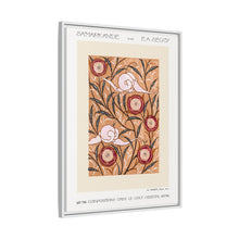 Impresión de plantilla con patrón floral Art Nouveau de estilo oriental