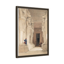 Excavated Temple of Gyrshe (Gerf Hussein) Nubia illustration by David Roberts (1796–1864)