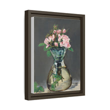 Rosas de musgo en un jarrón (1882) de Edouard Manet.