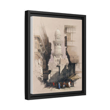 Cairo Street Scene: Vintage Egyptian Wall Art by David Roberts - Art Print Framed - NOMADEN ART GALLERY