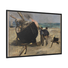 Tarring the Boat (Le Bateau goudronné) de Édouard Manet