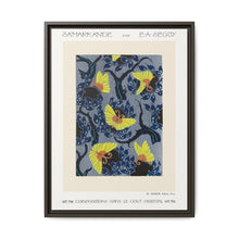 Butterfly pochoir pattern in Art Nouveau oriental style - NOMADEN ART GALLERY