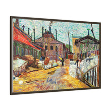 The Factory (1887) by Vincent Van Gogh. Original from the Barnes Foundation. - NOMADEN ART GALLERY