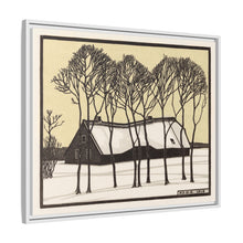 Farm in the snow (1918) by Julie de Graag