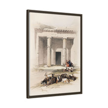 Entrance to the caves of Beni Hasan illustration by David Roberts (1796–1864)