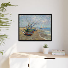 Vincent van Gogh's Fishing Boats on the Beach at Saintes-Maries (1888) - NOMADEN ART GALLERY