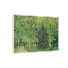 Vincent van Gogh's Path in the Park of Arles with Walkers (1888) - NOMADEN ART GALLERY