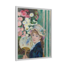 Mujer con abanico (c. 1879) de Pierre Auguste Renoir