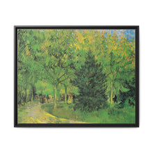 Vincent van Gogh's Path in the Park of Arles with Walkers (1888) - NOMADEN ART GALLERY