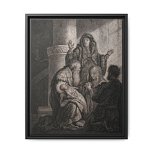 Simeon recognises the infant Jesus as saviour. Etching by C.W. Weisbrod after Rembrandt, 1627-8. - NOMADEN ART GALLERY