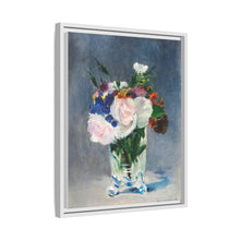 Flores en un jarrón de cristal (c.1882) de Edouard Manet.