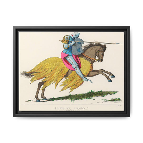 French Knight, 14th Century: Vintage Equestrian Art by Paul Mercuri (1860) - NOMADEN ART GALLERY