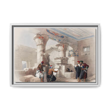 Deir el Medina (Dayr al Madinah) is an ancient Egyptian village which was home to the artisans who worked on the tombs in the Valley of the Kings illustration by David Roberts - NOMADEN ART GALLERY