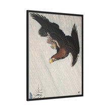 Eagle Flying in Snow (1933) by Ohara Koson