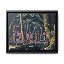Puri Indians by the Paraiba river, Brazil. Coloured aquatint by P. Fumagalli, ca. 1821, after M. Zu Wied-Neuwied. - NOMADEN ART GALLERY