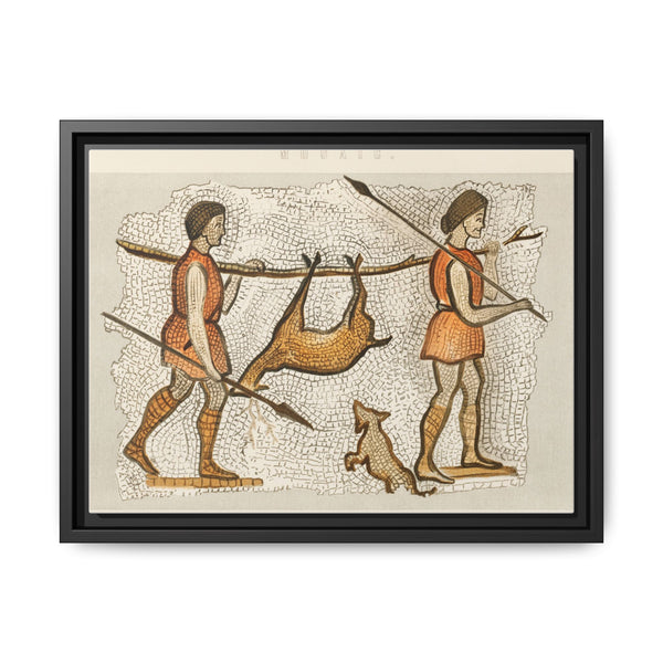 Hunter-Gatherer Mosaic: Vintage Encyclopaedia Art (1891) - NOMADEN ART GALLERY