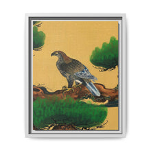 Pine and Eagle, a traditional portrait of a charismatic Japanese eagle by Kano Tanyu (1602-1674) - NOMADEN ART GALLERY