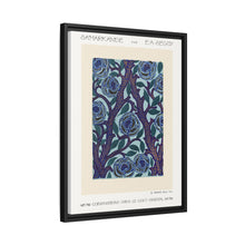 Flower pattern Art Deco stencil print in oriental style