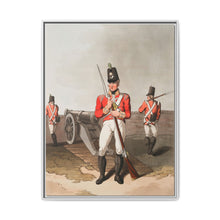 Illustration of East York militia from The Costume of Yorkshire (1814) by George Walker - NOMADEN ART GALLERY