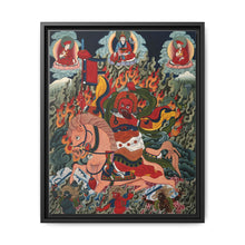 Tse Mara , a form of Dharmapala (protector of teachings), guardian of the Samye Monastery. Gouache painting by a Tibetan artist - NOMADEN ART GALLERY