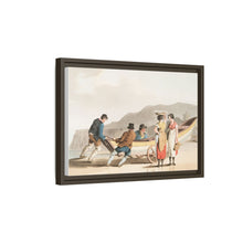 Illustration of fishermen from The Costume of Yorkshire (1814) by George Walker