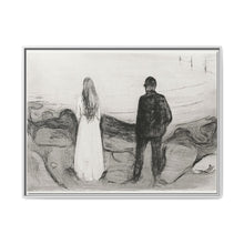Two Human Beings. The Lonely Ones (1894) by Edvard Munch - NOMADEN ART GALLERY