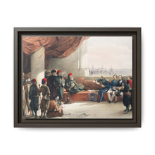 Interview with The Viceroy of Egypt at His palace at Alexandria illustration by David Roberts (1796–1864) - NOMADEN ART GALLERY