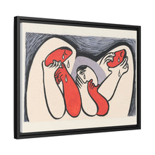 Crying women (1938), abstract painting by Mikulas Galanda