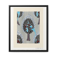 Art Nouveau bird pattern pochoir print in oriental style - NOMADEN ART GALLERY