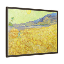 Van Gogh's Wheatfield with a reaper (1889) - NOMADEN ART GALLERY