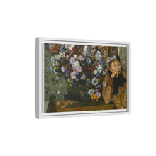 Una mujer sentada junto a un jarrón de flores de Edgar Degas (¿Madame Paul Valpinçon?) 