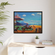 Race Track (1908–1909) vintage painting by William James Glackens