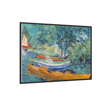 Vincent van Gogh's Bank of the Oise at Auvers (1890) famous painting from the Detroit Institute of Arts. - NOMADEN ART GALLERY