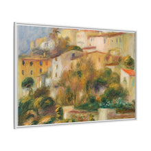 Casas en una colina (Groupe de maisons sur un coteau) de Pierre Auguste Renoir 